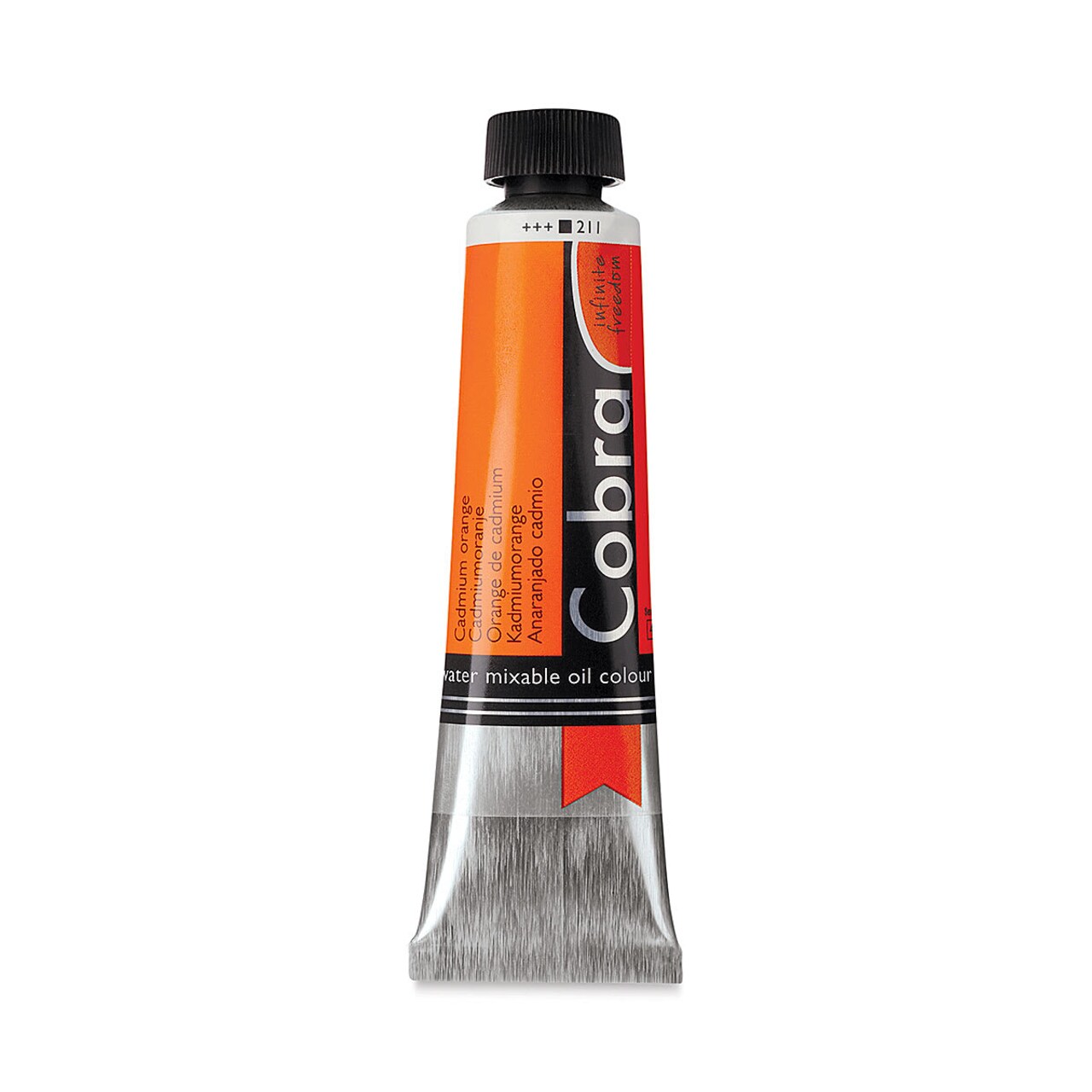 Cobra Artist Water Mixable Oil Paint - Cadmium Orange, 40 ml tube